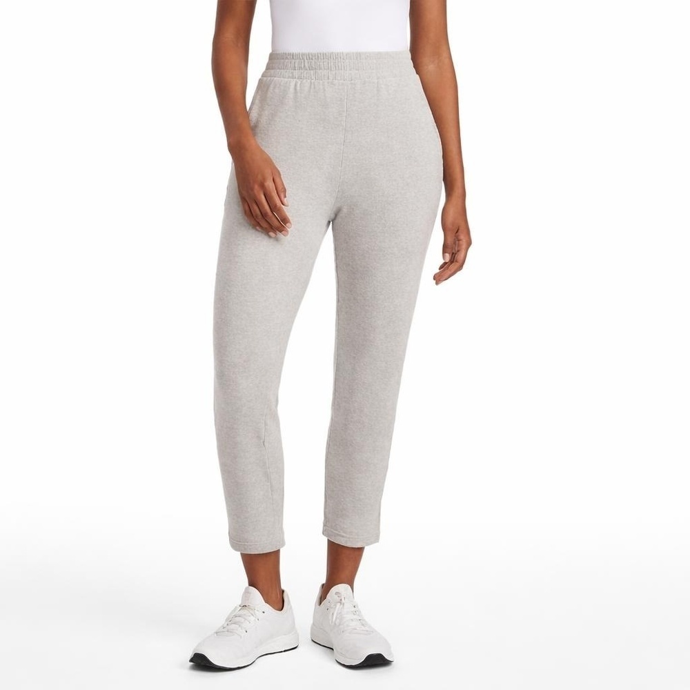 Danskin Women's XL Luxe Retro Jogger Grey H0374